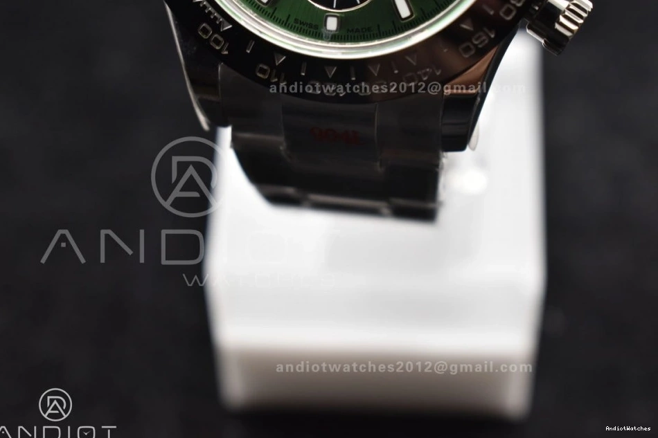 Black 904L Ceramic Bezel Best and SS Case Bracelet IPK Green Dial Daytona 817 Edition Sophisticated 1:1 SA 0405